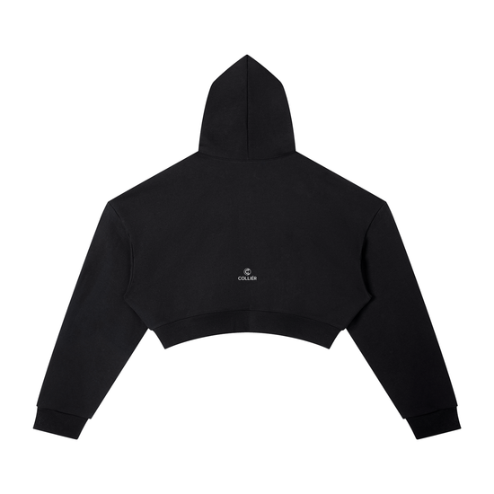 Colliér Black Cropped PulloverW) Stylish Everyday Wear