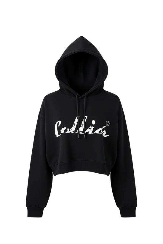 Colliér Black Cropped PulloverW) Stylish Everyday Wear